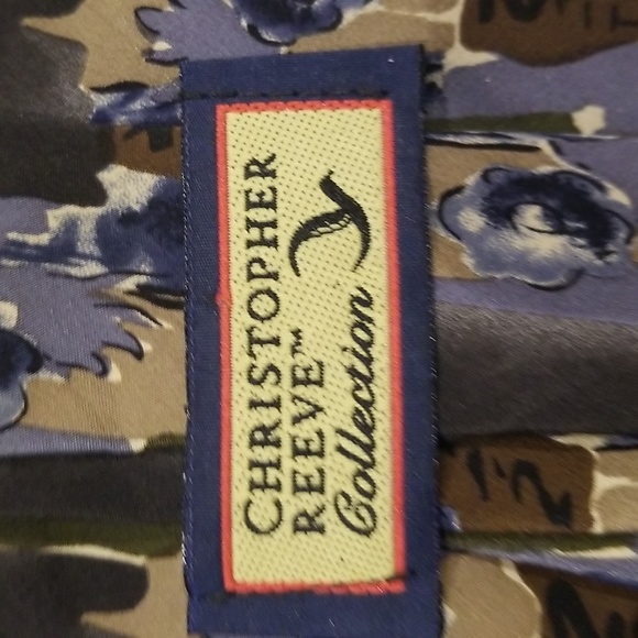 Christopher Reeve Collection silk tie - Picture 5 of 5